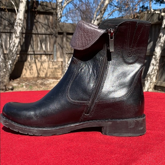 Jafa 2122 Contrast Ankle Boots Black Size 37 - Picture 2 of 10